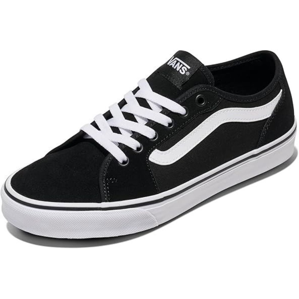 Vans Men’s Filmore Decon
(Suede/Canvas) Black/White
VN0A3WKZ5LM size 11.5-flawed